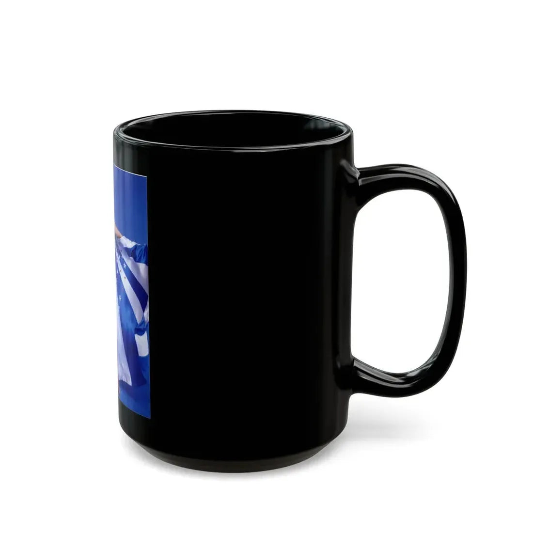 Lynda Carter #94 - Wonder Woman Photo (Vintage Female Icon) Black Coffee Mug - Go Mug Yourself