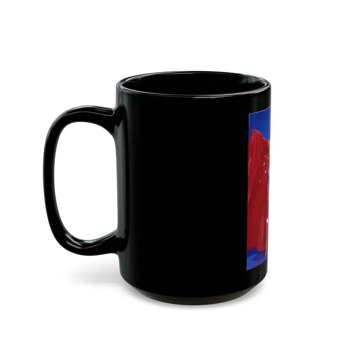 Lynda Carter #94 - Wonder Woman Photo (Vintage Female Icon) Black Coffee Mug - Go Mug Yourself