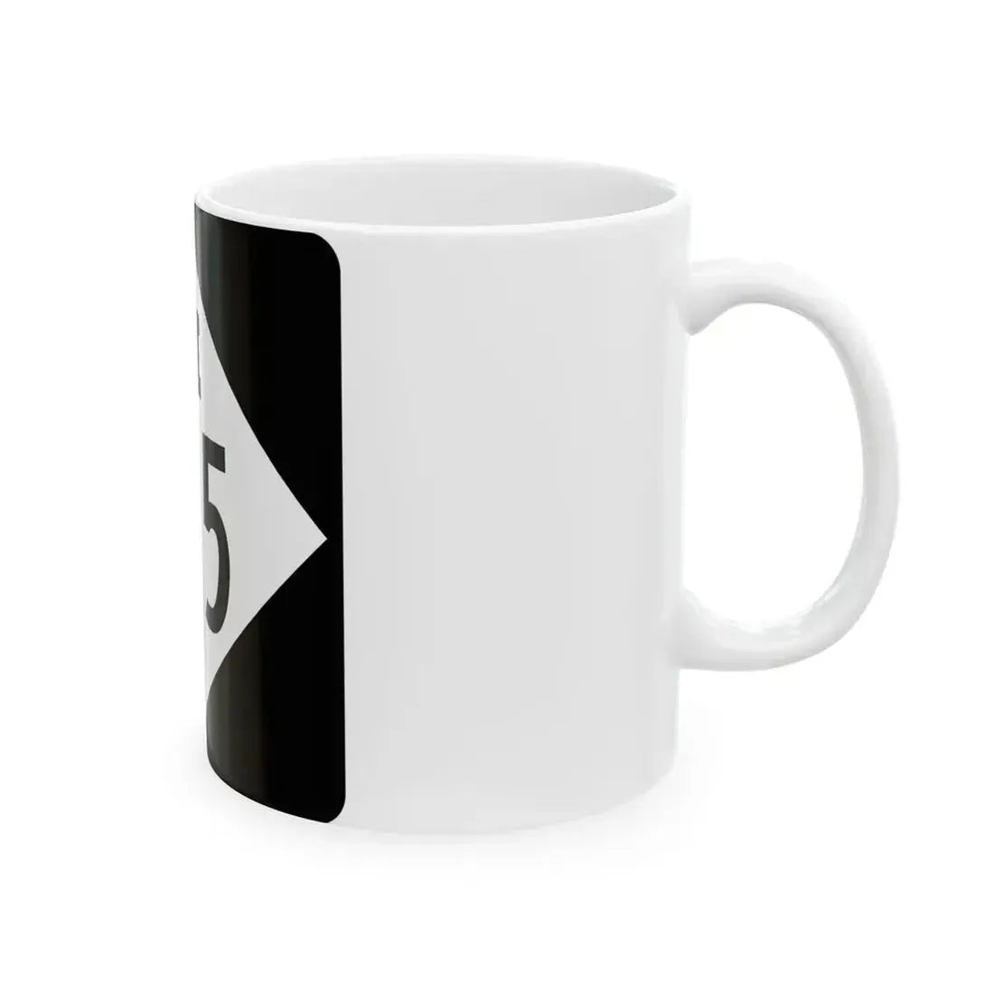 M-105 (Michigan) (Road Sign) White Coffee Mug - Go Mug Yourself