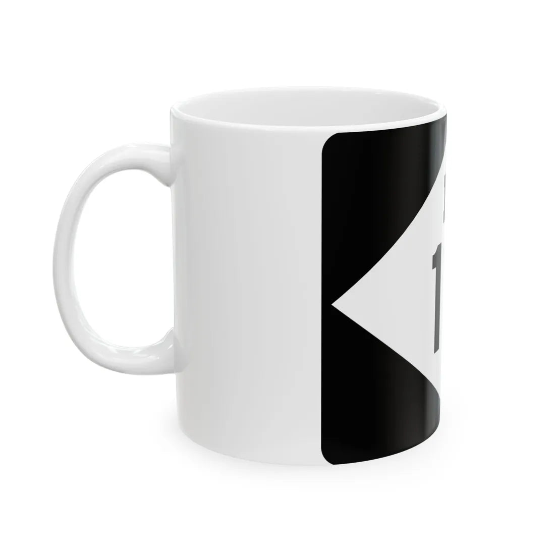 M-111 rectangle (Michigan) (Road Sign) White Coffee Mug - Go Mug Yourself