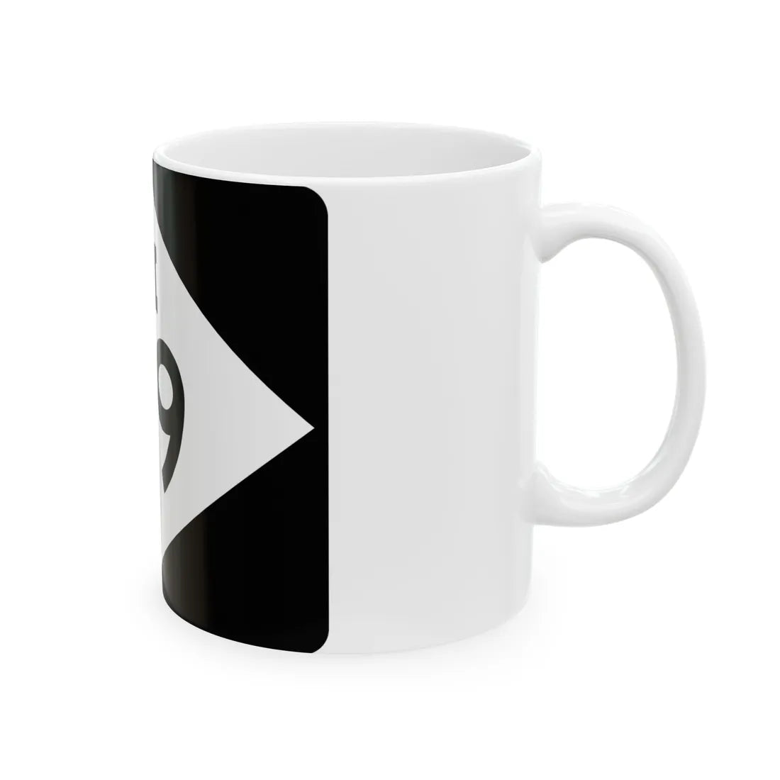M-119 rectangle (Michigan) (Road Sign) White Coffee Mug - Go Mug Yourself