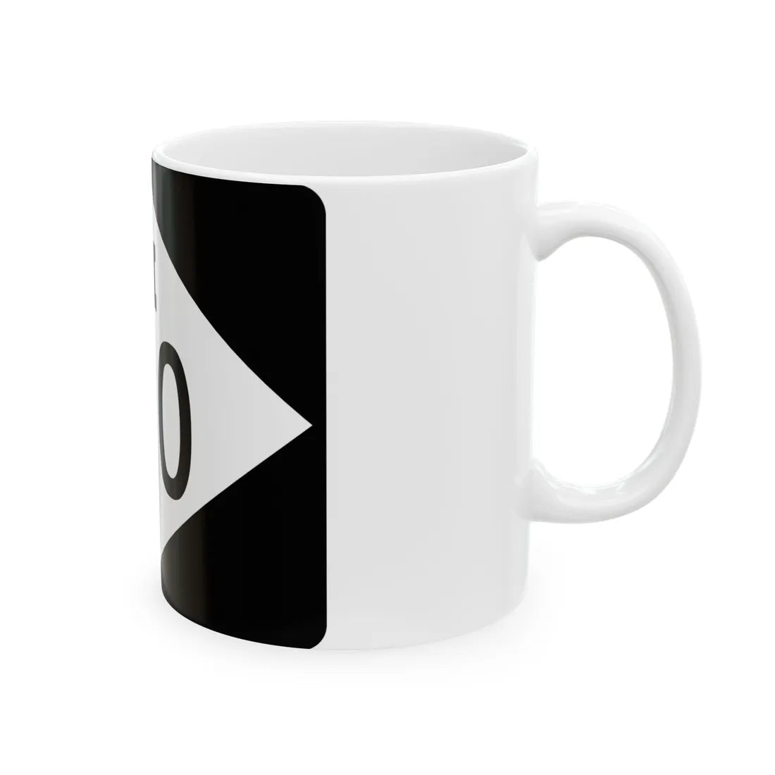 M-120 rectangle (Michigan) (Road Sign) White Coffee Mug - Go Mug Yourself