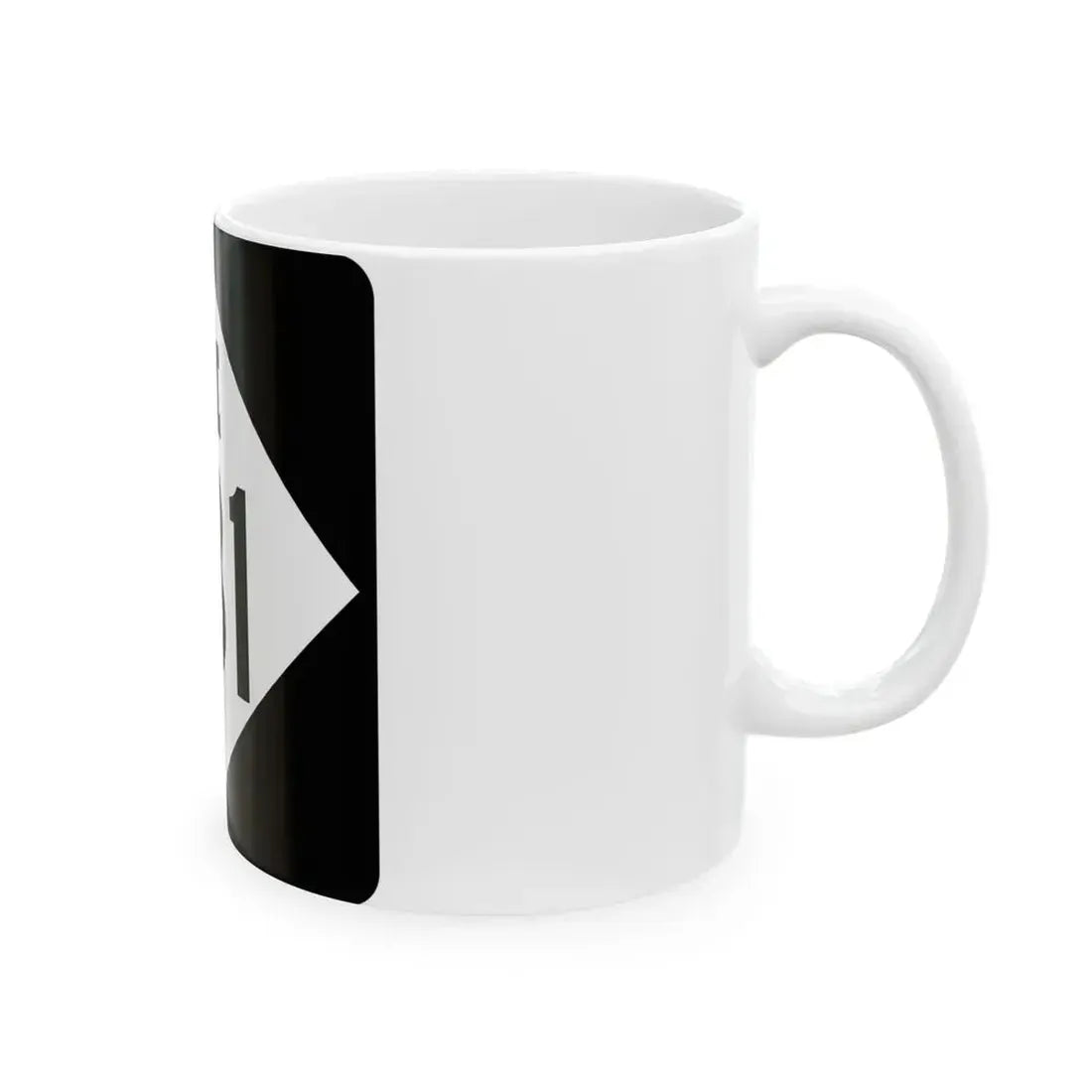 M-131 (Michigan) (Road Sign) White Coffee Mug - Go Mug Yourself