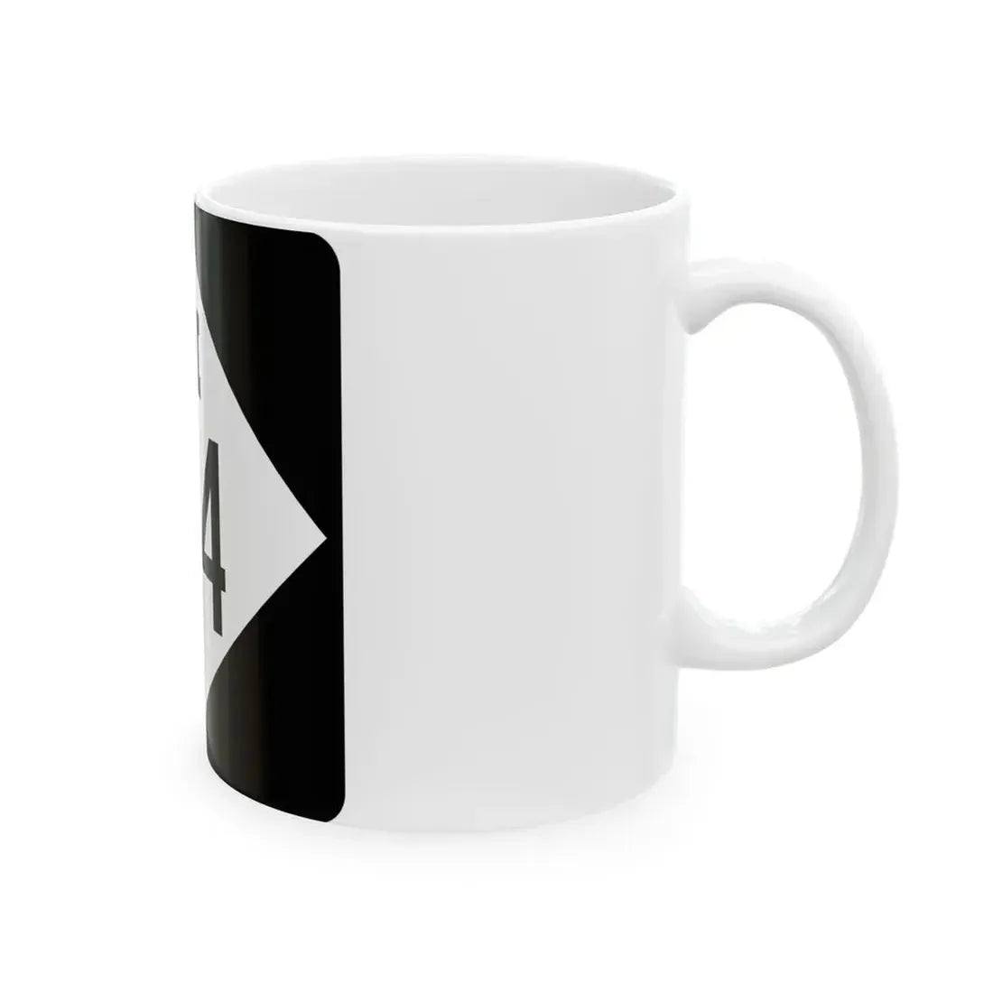 M-134 (Michigan) (Road Sign) White Coffee Mug - Go Mug Yourself