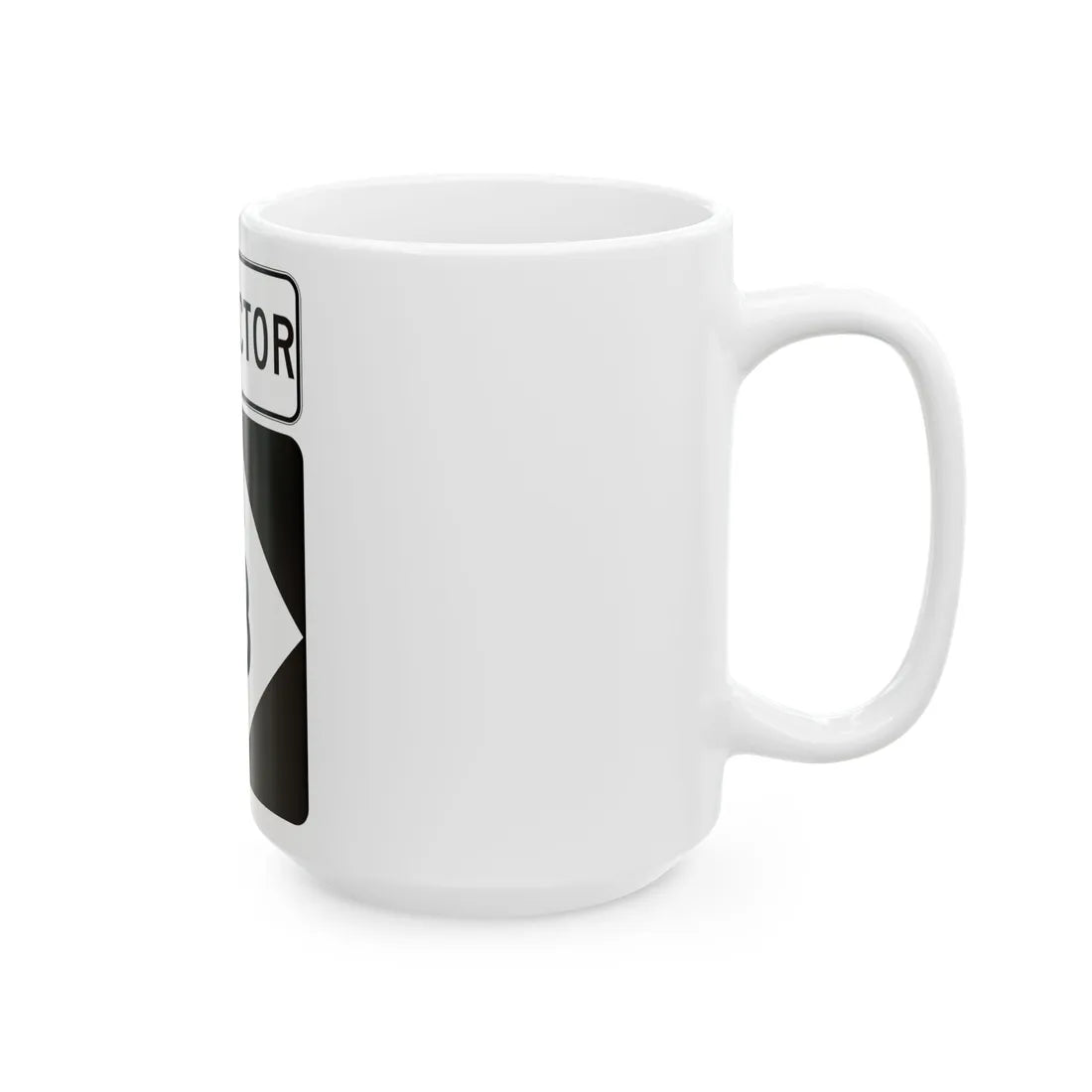 M-13Conn (Michigan) (Road Sign) White Coffee Mug - Go Mug Yourself