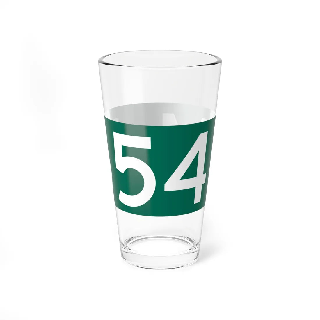 M-554 blade (Michigan) (Road Sign) Pint Glass 16oz - Go Mug Yourself