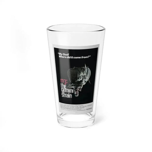 M3 THE GEMINI STRAIN 1979 Movie Poster - Pint Glass 16oz 16oz - Go Mug Yourself