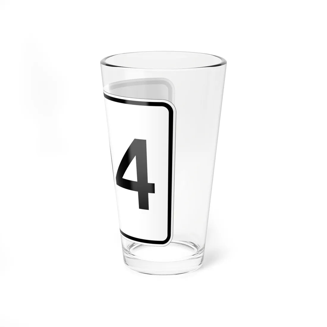 MA Route 104 (Massachusetts) (Road Sign) Pint Glass 16oz - Go Mug Yourself