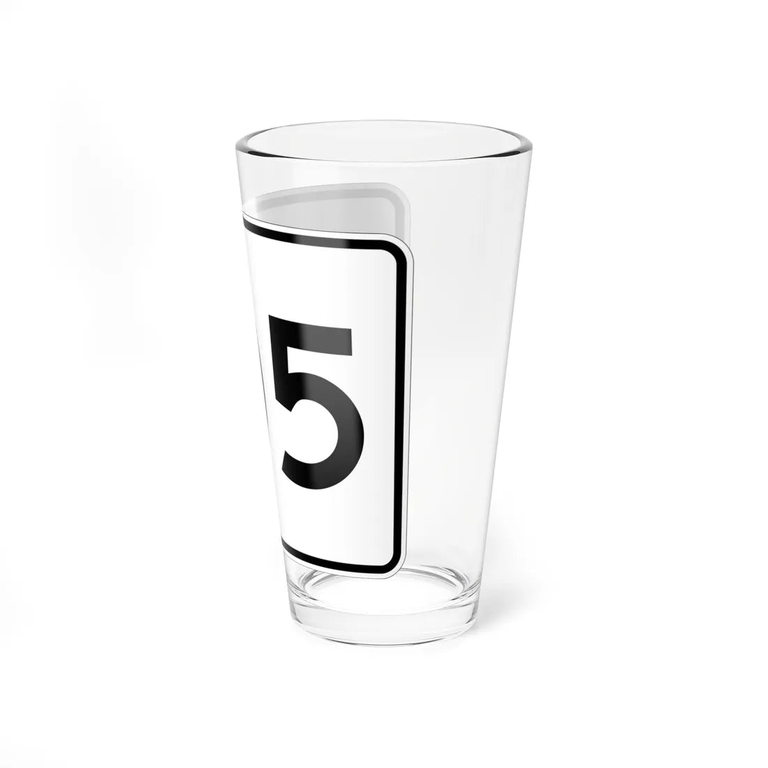MA Route 105 (Massachusetts) (Road Sign) Pint Glass 16oz - Go Mug Yourself