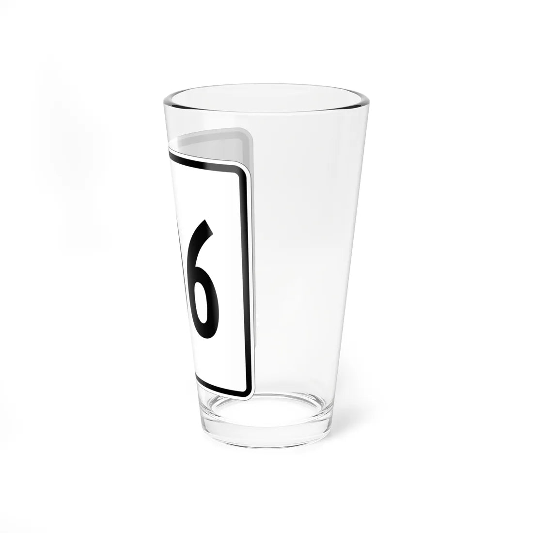 MA Route 106 square (Massachusetts) (Road Sign) Pint Glass 16oz - Go Mug Yourself