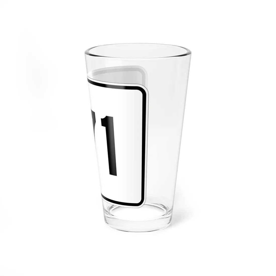 MA Route 171 (Massachusetts) (Road Sign) Pint Glass 16oz - Go Mug Yourself
