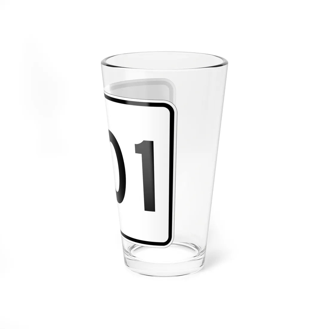 MA Route 201 (Massachusetts) (Road Sign) Pint Glass 16oz - Go Mug Yourself