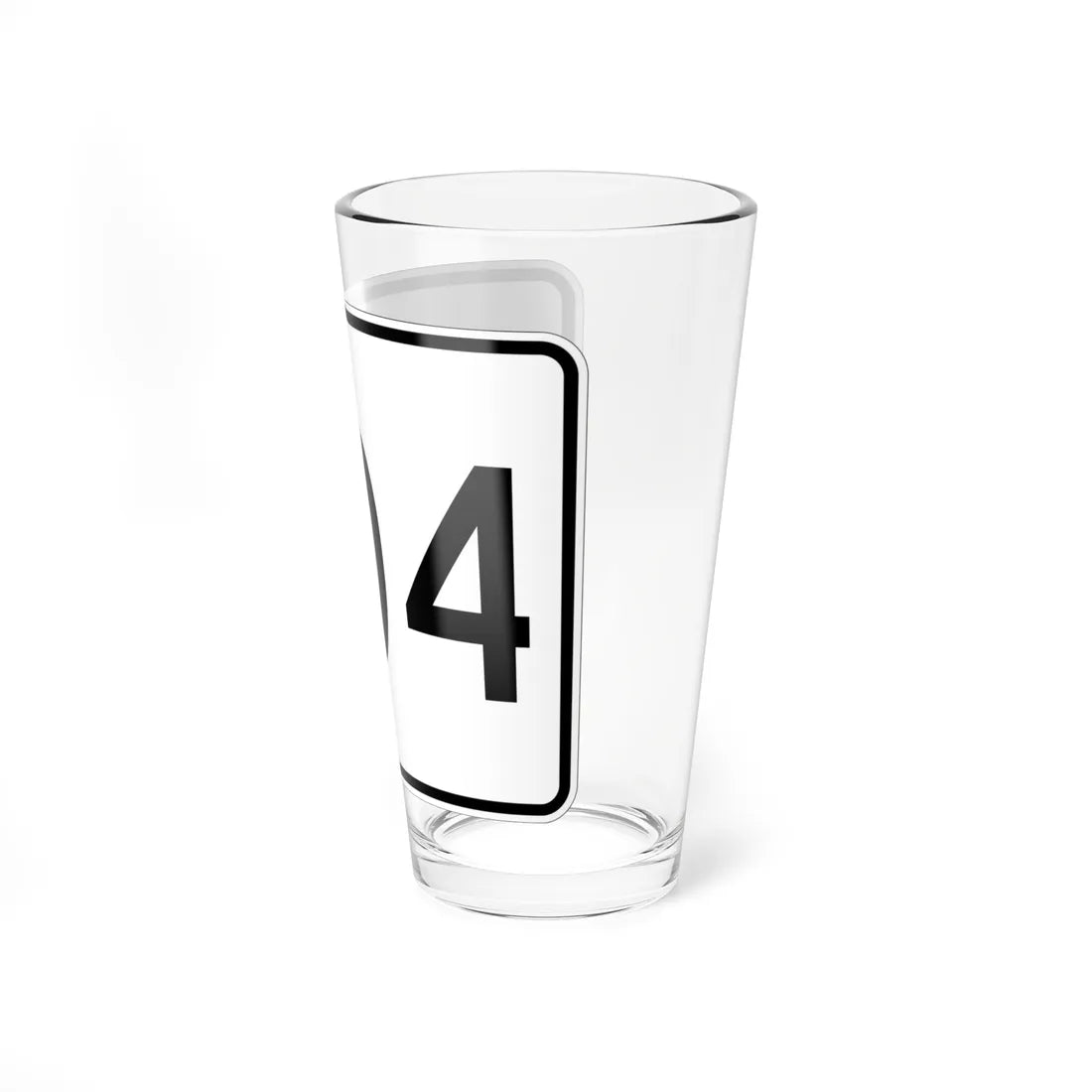 MA Route 204 (Massachusetts) (Road Sign) Pint Glass 16oz - Go Mug Yourself