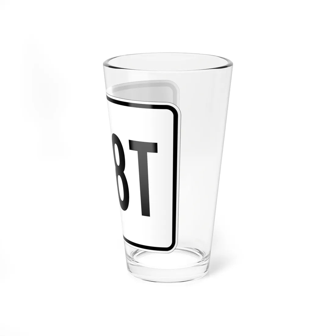 MA Route 228T (Massachusetts) (Road Sign) Pint Glass 16oz - Go Mug Yourself