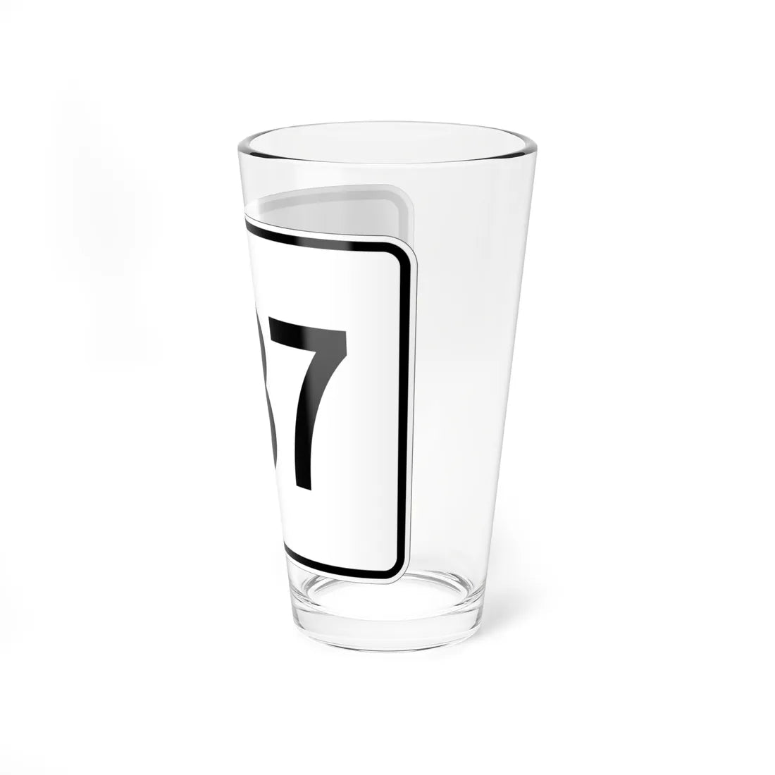 MA Route 237 (Massachusetts) (Road Sign) Pint Glass 16oz - Go Mug Yourself