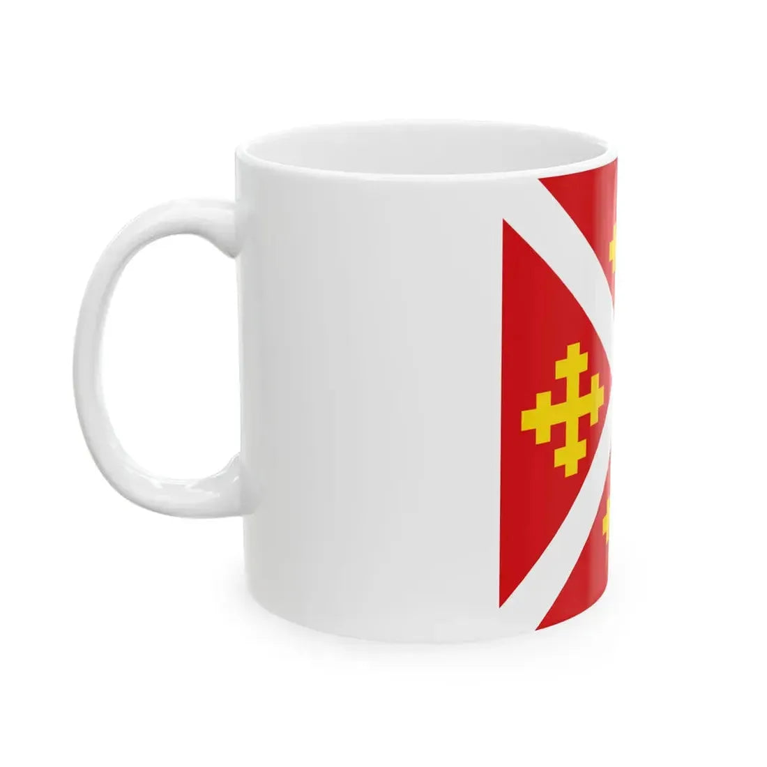 Maasbracht vlag 1966 (Netherlands) White Coffee Mug - Go Mug Yourself