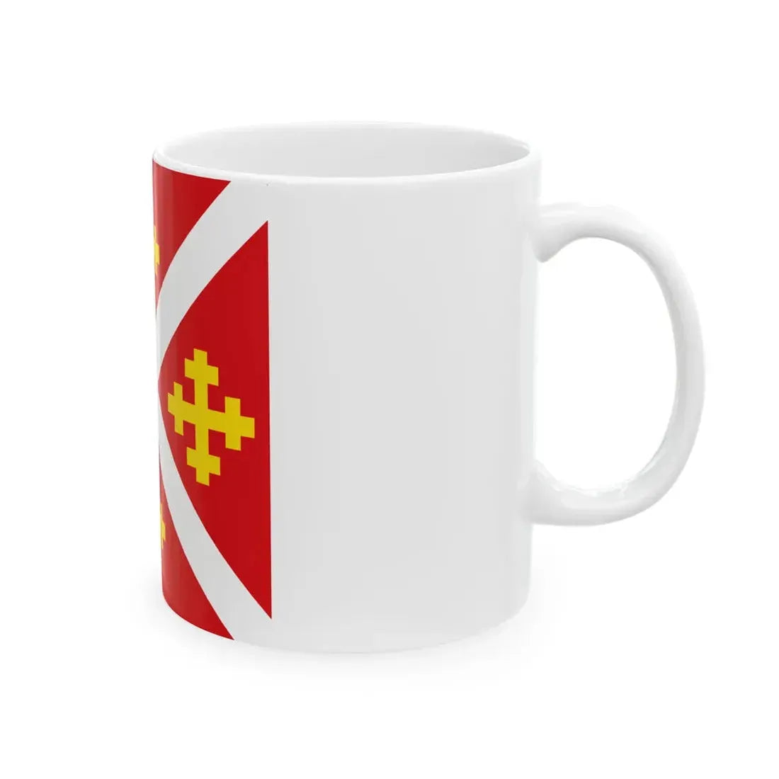 Maasbracht vlag 1966 (Netherlands) White Coffee Mug - Go Mug Yourself