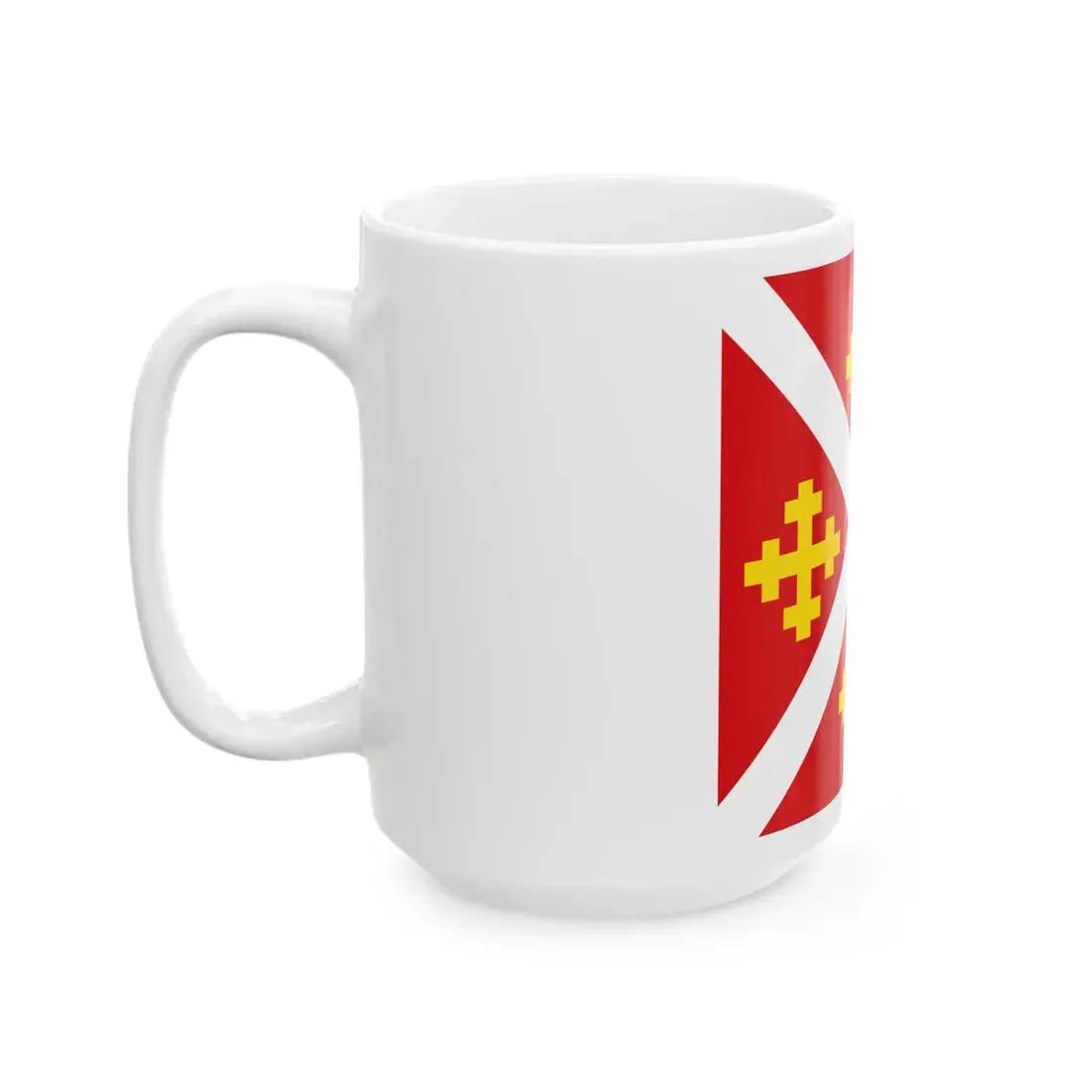 Maasbracht vlag 1966 (Netherlands) White Coffee Mug - Go Mug Yourself