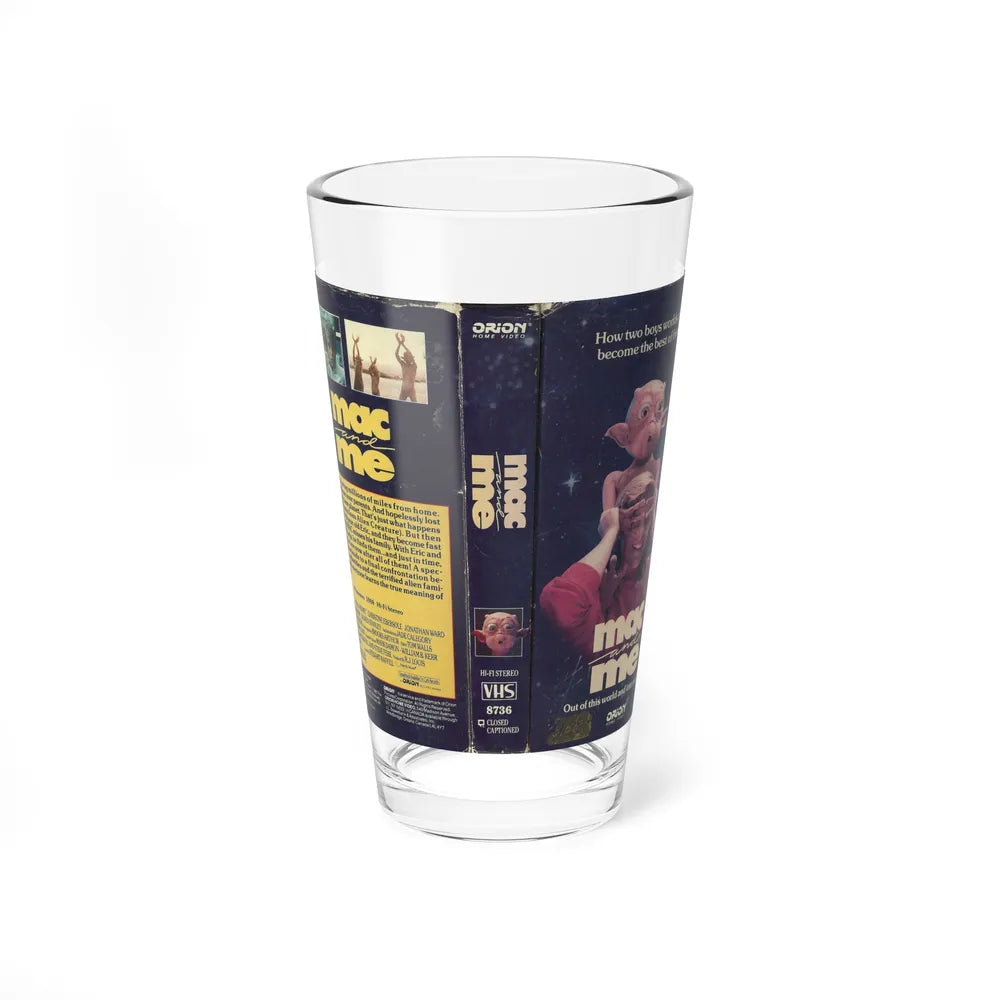 MAC AND ME (VHS COVER) Pint Glass 16oz 16oz - Go Mug Yourself
