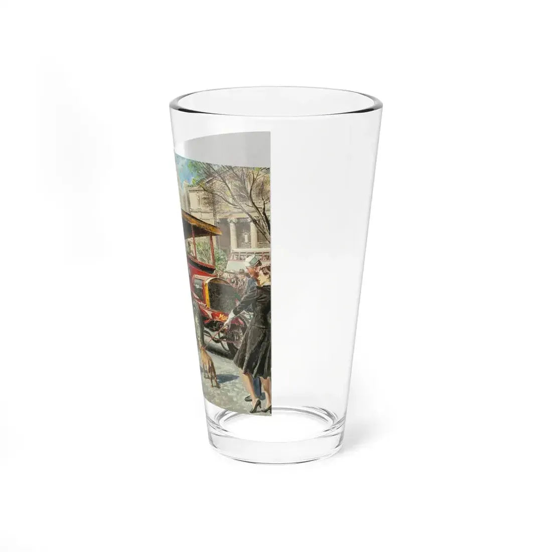 Mack Trucks advertisement for The Saturday Evening Post, May 1, 1943 - Pint Glass 16oz - Go Mug Yourself