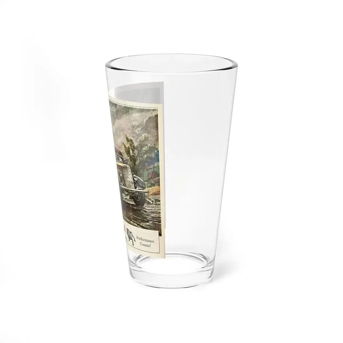 Mack Trucks advertisement for The Saturday Evening Post, September 8, 1945 - Pint Glass 16oz - Go Mug Yourself