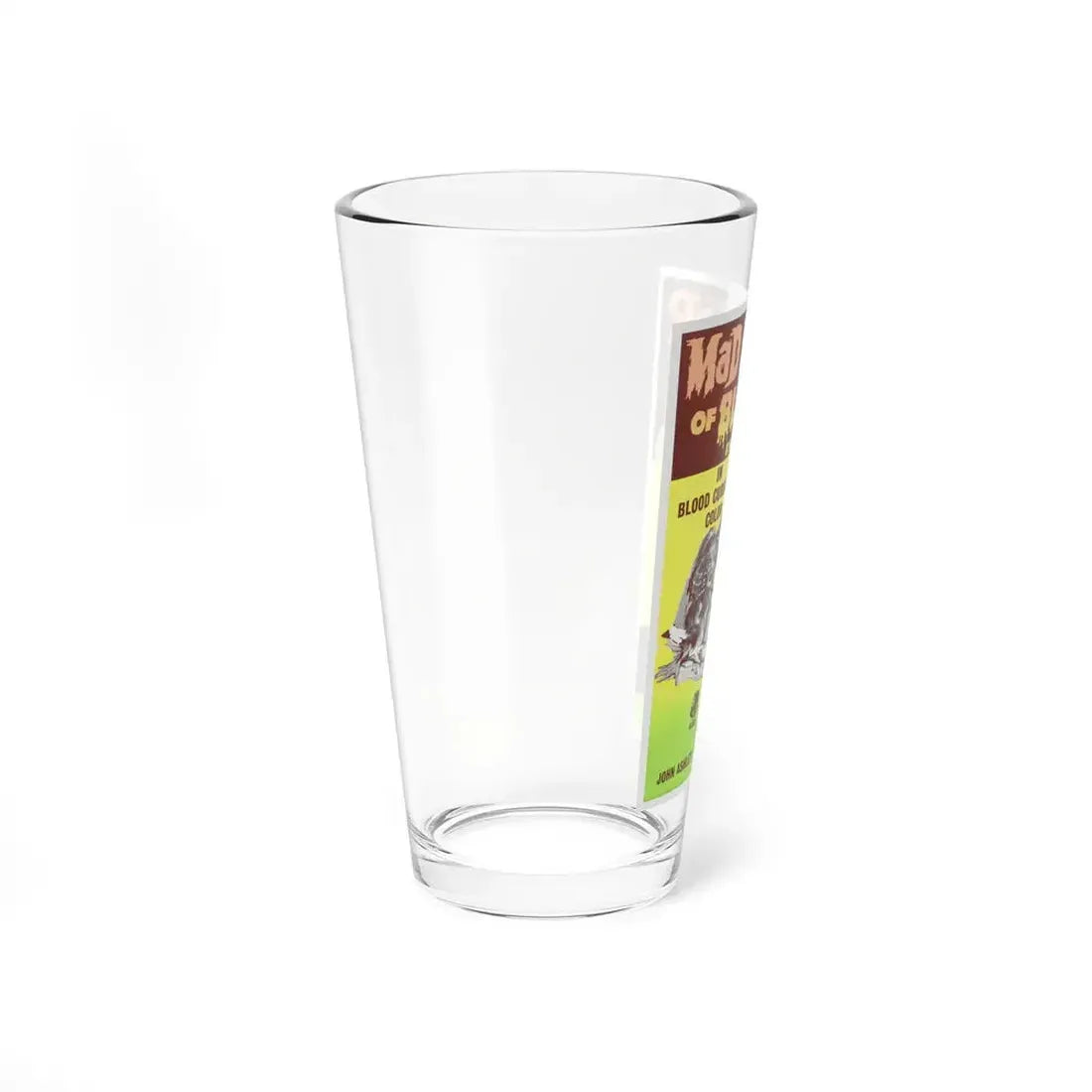 MAD DOCTOR OF BLOOD ISLAND 1969 Movie Poster - Pint Glass 16oz - Go Mug Yourself