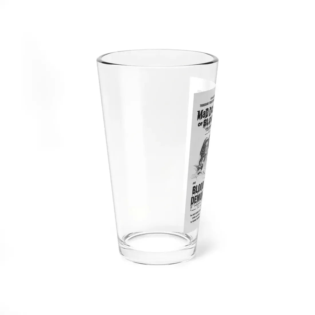 MAD DOCTOR OF BLOOD ISLAND + BLOOD DEMON (2) 1969 Movie Poster - Pint Glass 16oz - Go Mug Yourself