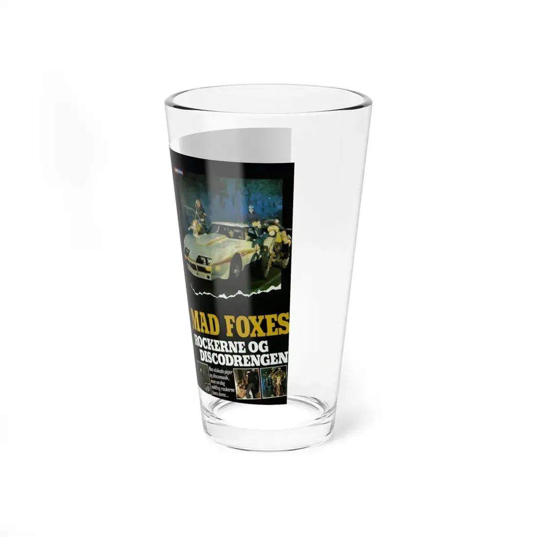 MAD FOXES (VHS COVER) Pint Glass 16oz - Go Mug Yourself