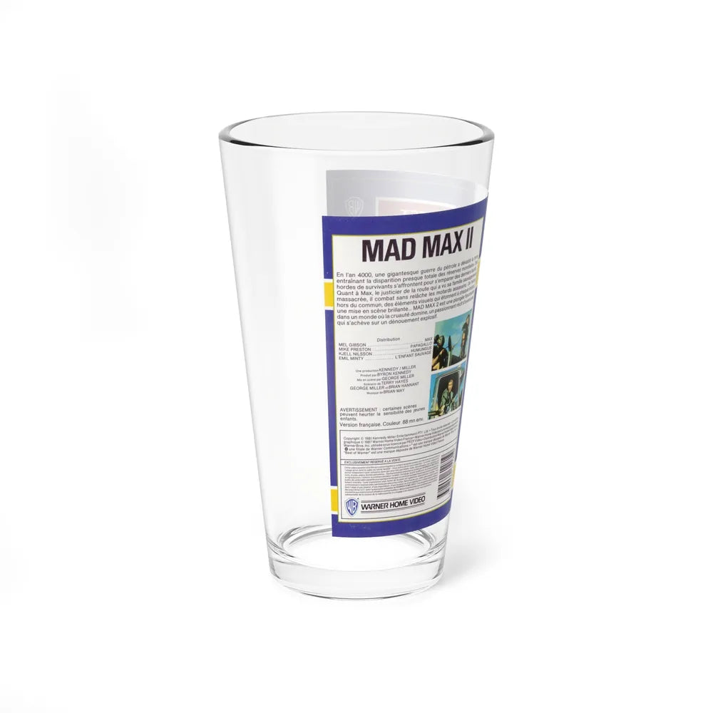 MAD MAX 2 (VHS COVER) Pint Glass 16oz - Go Mug Yourself