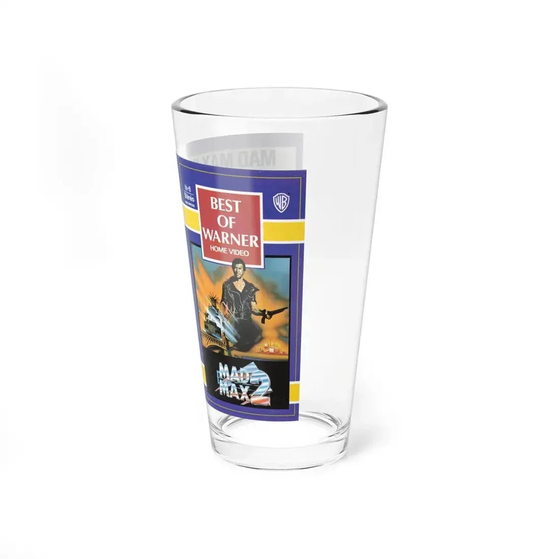 MAD MAX 2 (VHS COVER) Pint Glass 16oz - Go Mug Yourself