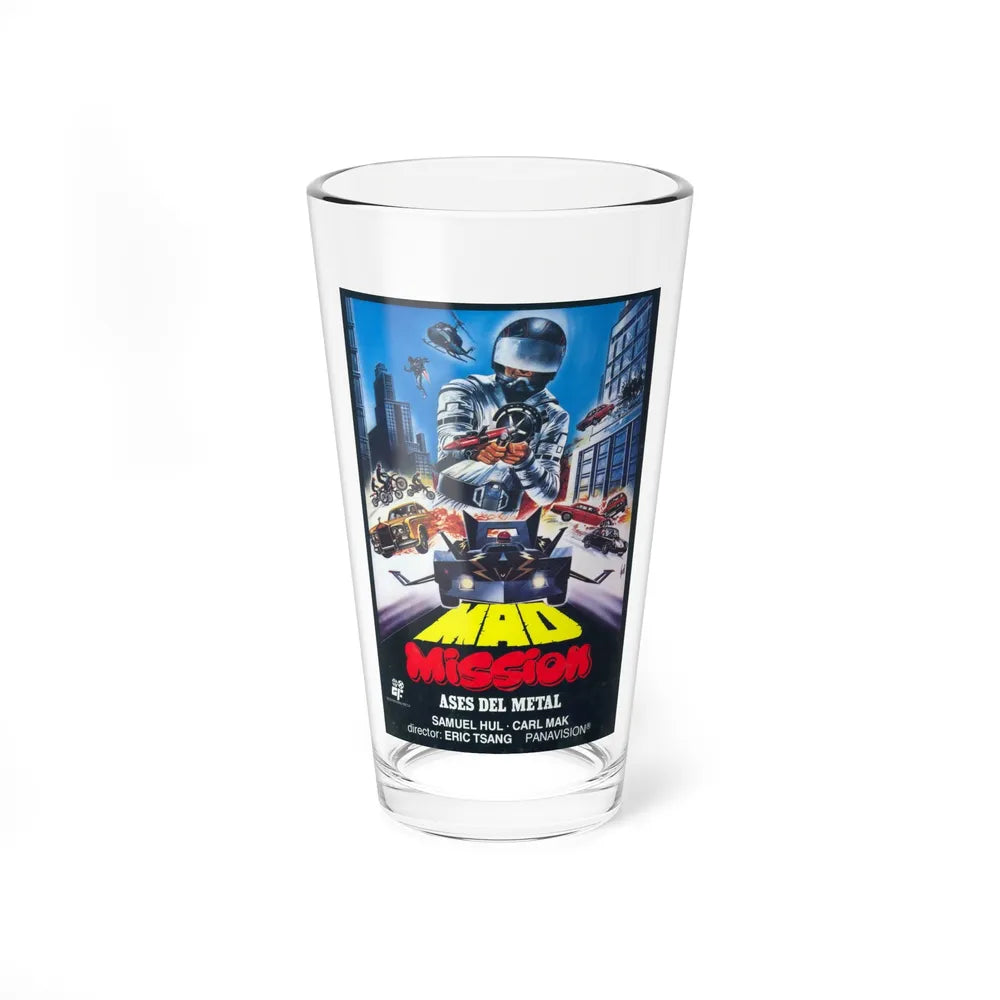 MAD MISSION 2 1983 Movie Poster - Pint Glass 16oz 16oz - Go Mug Yourself