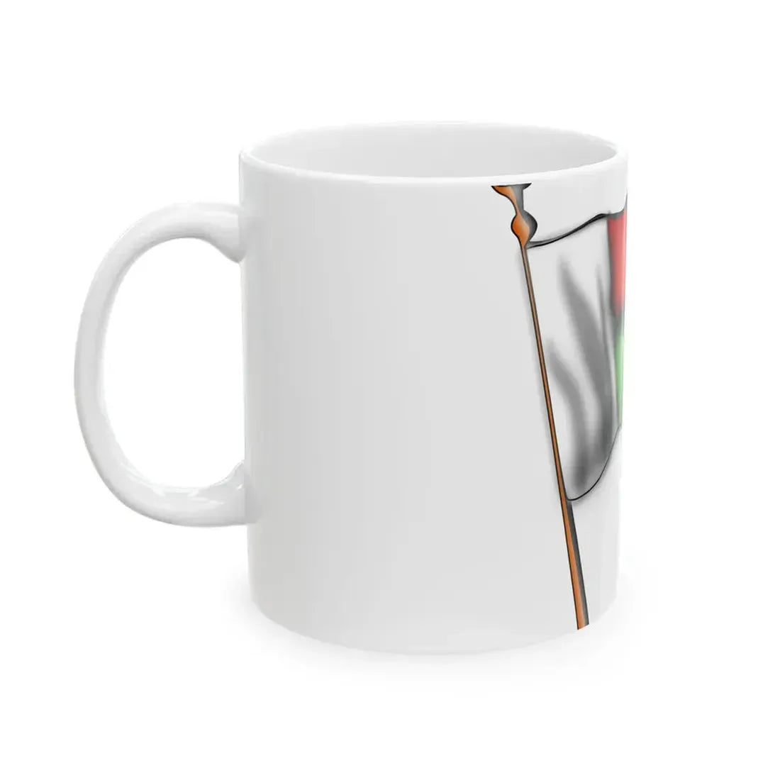 Madagascar drapeau (Madagascar) White Coffee Mug - Go Mug Yourself