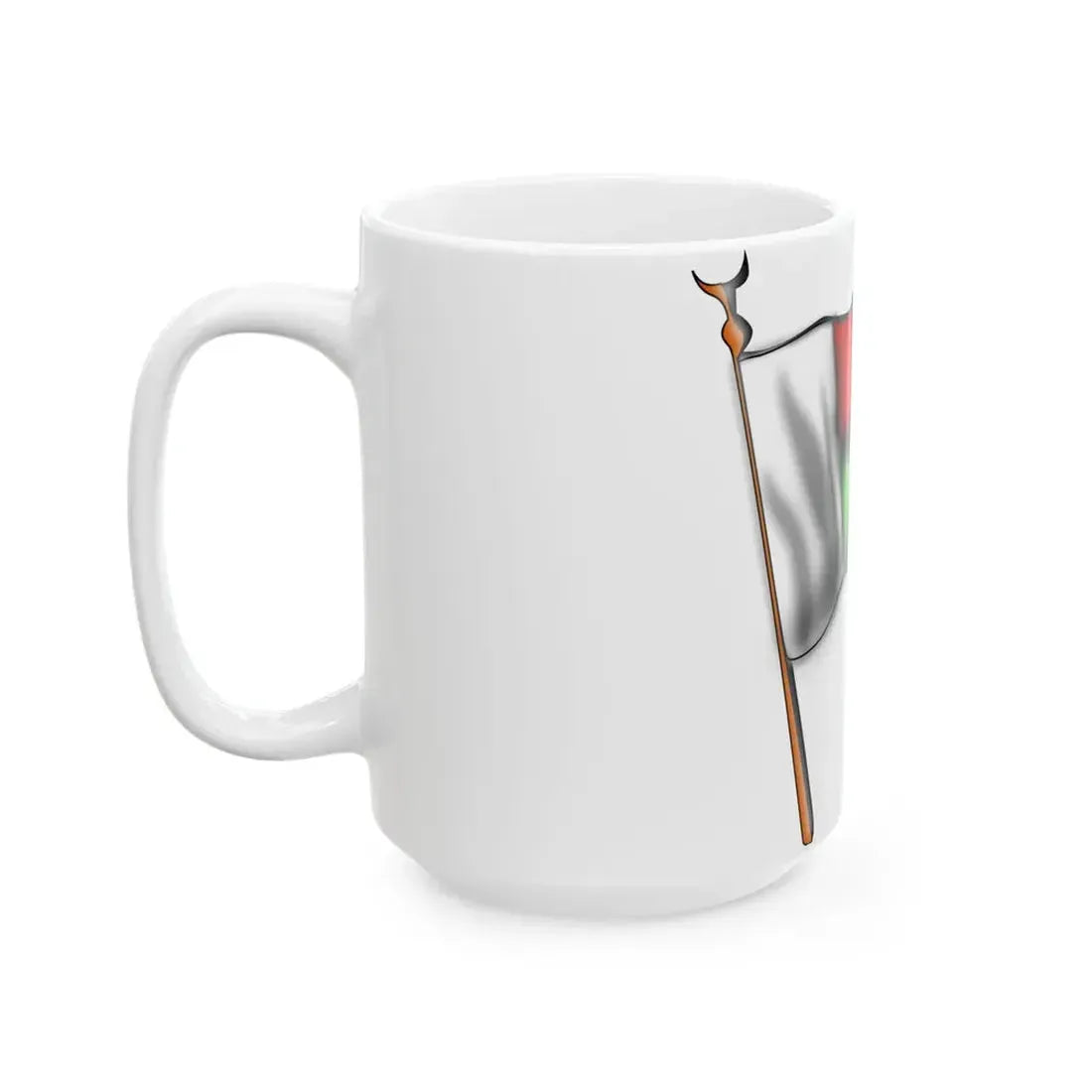 Madagascar drapeau (Madagascar) White Coffee Mug - Go Mug Yourself