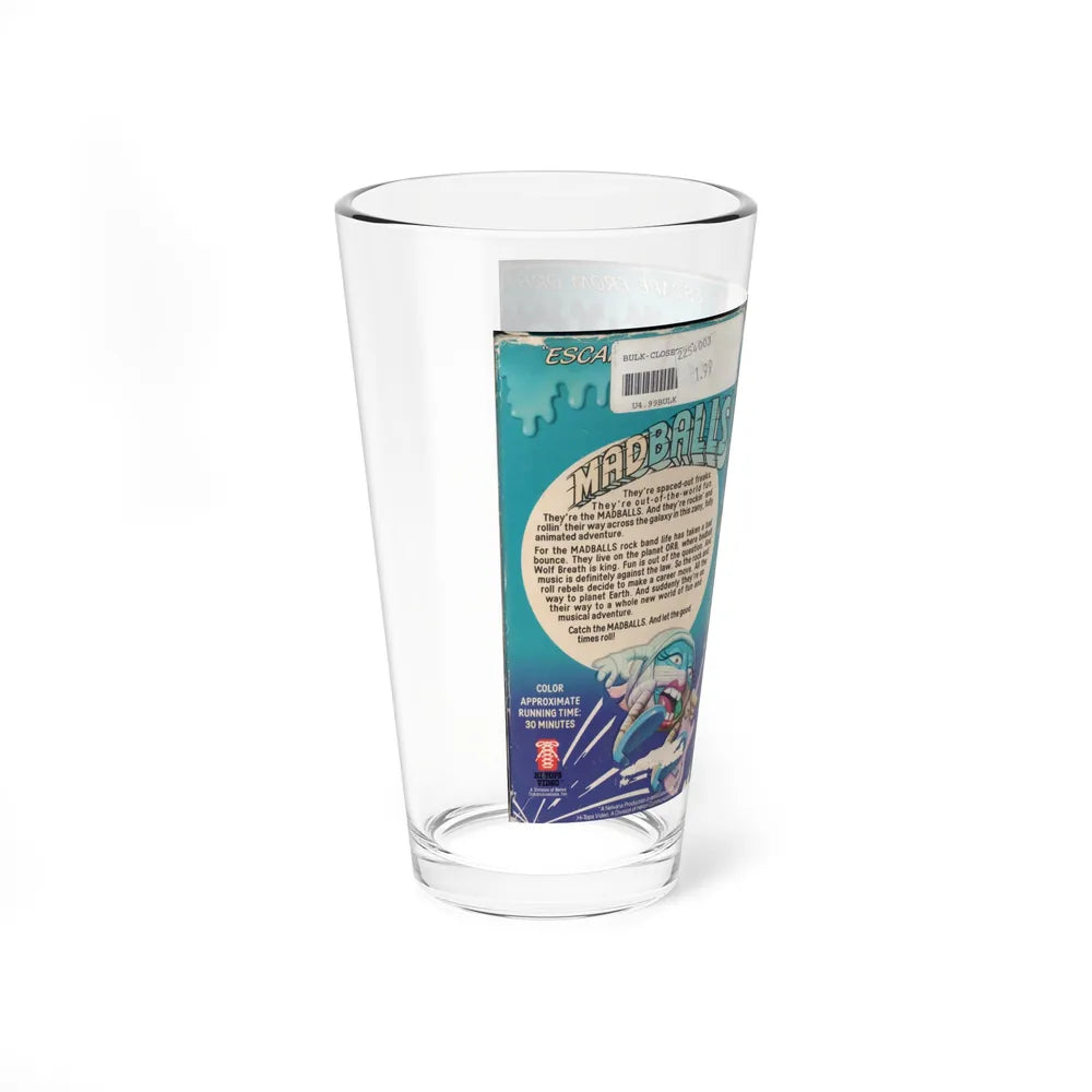 MADBALLS ESCAPE FROM ORB (VHS COVER) Pint Glass 16oz - Go Mug Yourself