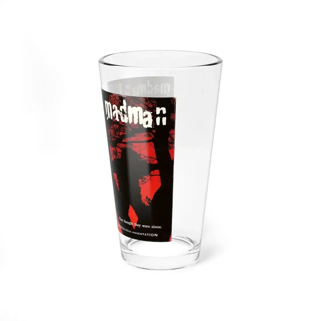 MADMAN WIDESCREEN PRESENTATION (VHS COVER) Pint Glass 16oz - Go Mug Yourself