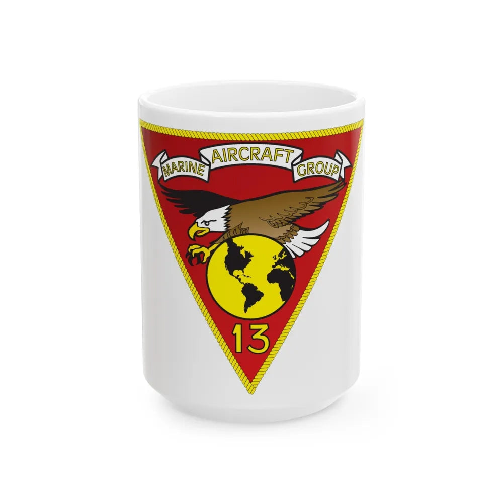 MAG 13 (USMC) White Coffee Mug-15oz-Go Mug Yourself