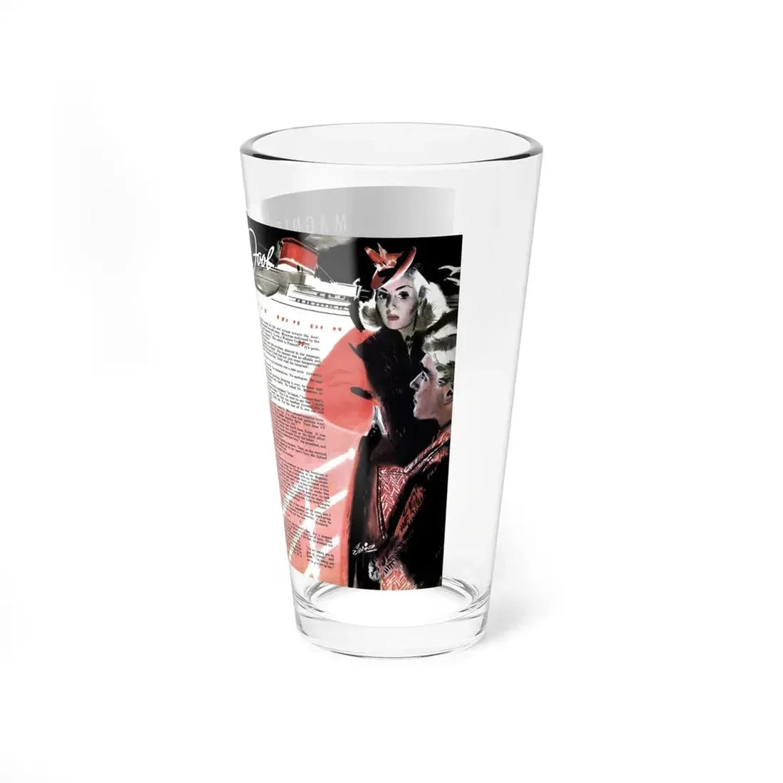 Magnificent Fool, part 5, Liberty magazine, December 3, 1938 - Pint Glass 16oz - Go Mug Yourself