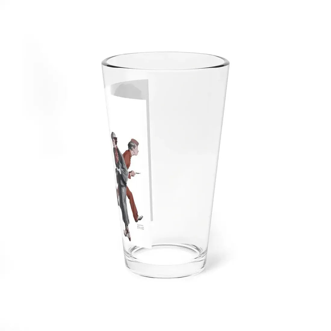 Maiden in Distress (1), Redbook, December 1933 - Pint Glass 16oz - Go Mug Yourself