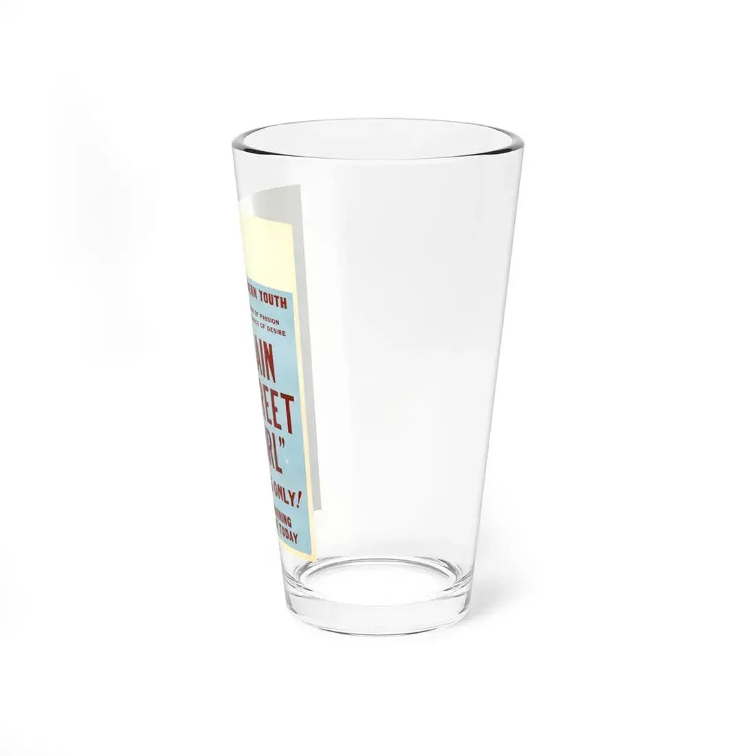 MAIN STREET GIRL Movie Poster - Pint Glass 16oz - Go Mug Yourself