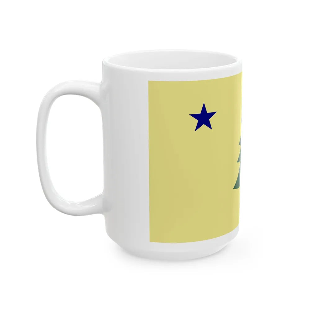 Maine Flag 1901-1909 (United States) White Coffee Mug - Go Mug Yourself