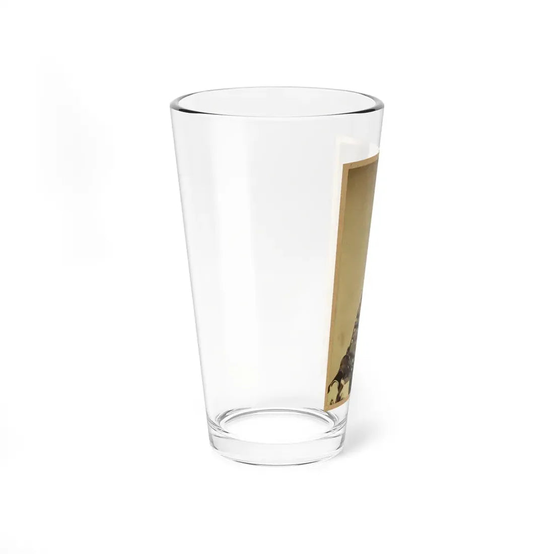 Maj.-Gen. Joseph Hooker, Half-Length Portrait, Seated, Facing Left, Arms Resting On Lap, Wearing Military Uniform (U.S. Civil War) Pint Glass 16oz - Go Mug Yourself