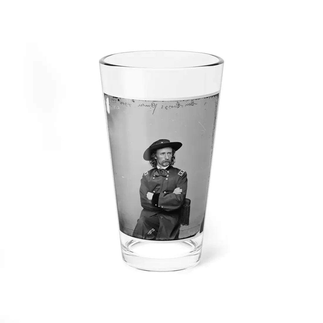Major General George Armstrong Custer(2) (U.S. Civil War) Pint Glass 16oz 16oz - Go Mug Yourself