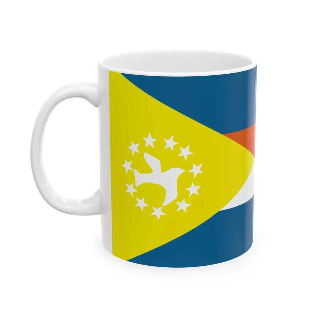 Majuro Atoll Flag (Marshall Islands) White Coffee Mug - Go Mug Yourself