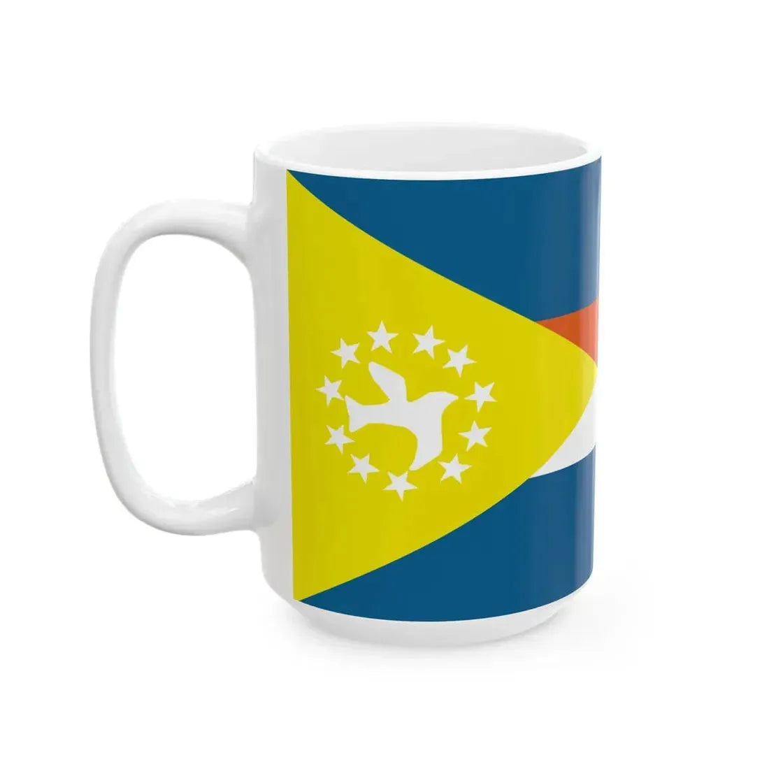 Majuro Atoll Flag (Marshall Islands) White Coffee Mug - Go Mug Yourself