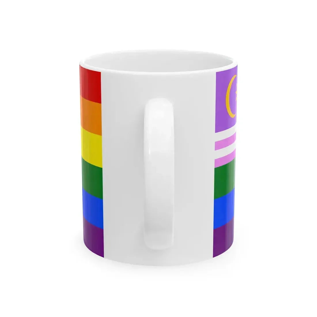 Malaya Bisexual Rainbow Flag (Malaysia) White Coffee Mug - Go Mug Yourself