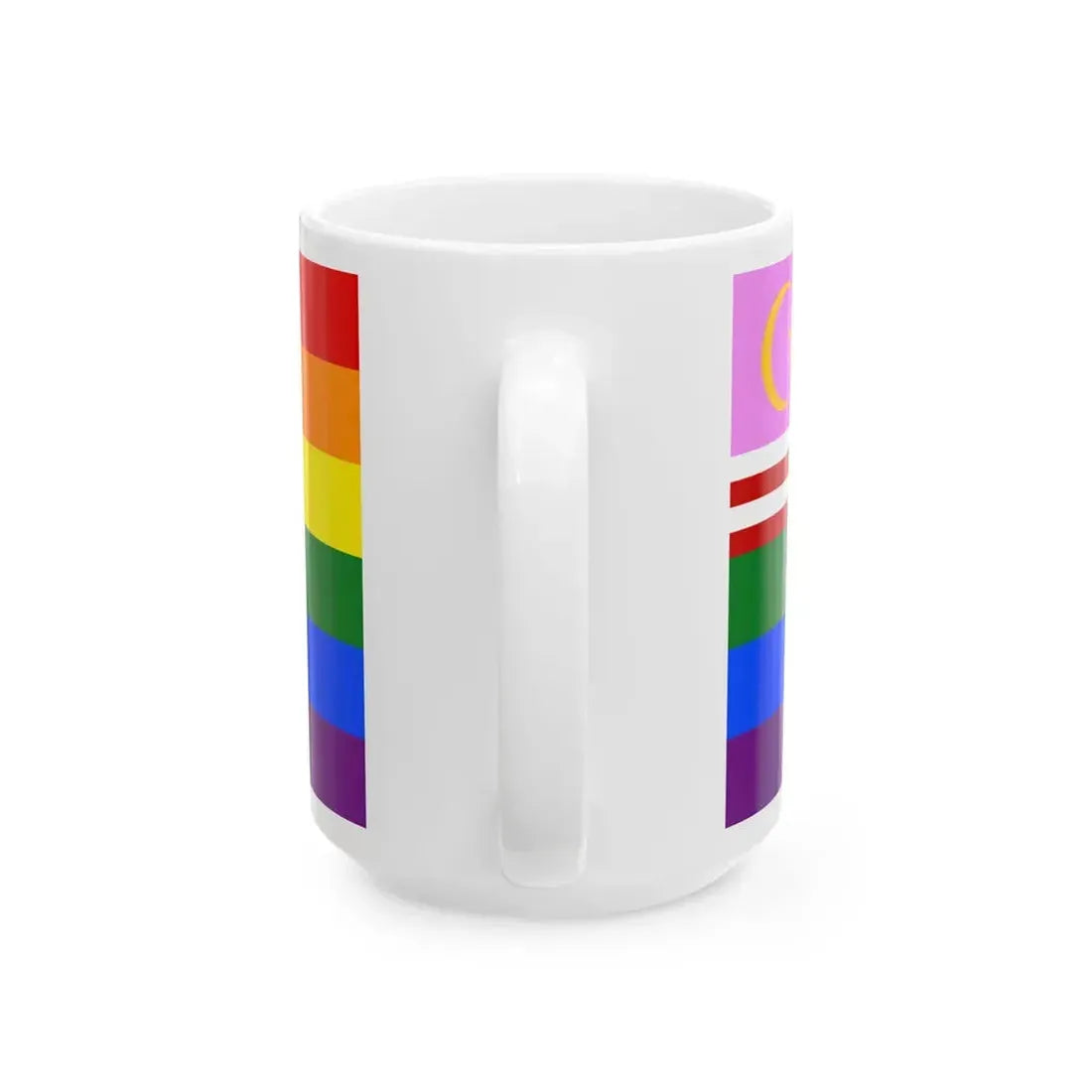 Malaya Gay-pride Rainbow Flag (Malaysia) White Coffee Mug - Go Mug Yourself