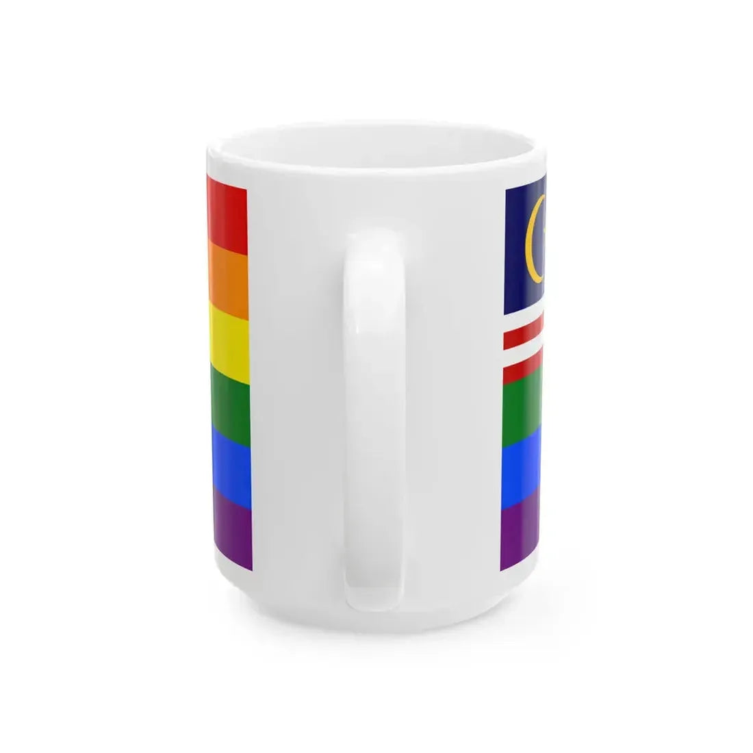 Malaya Rainbow Flag (Malaysia) White Coffee Mug - Go Mug Yourself