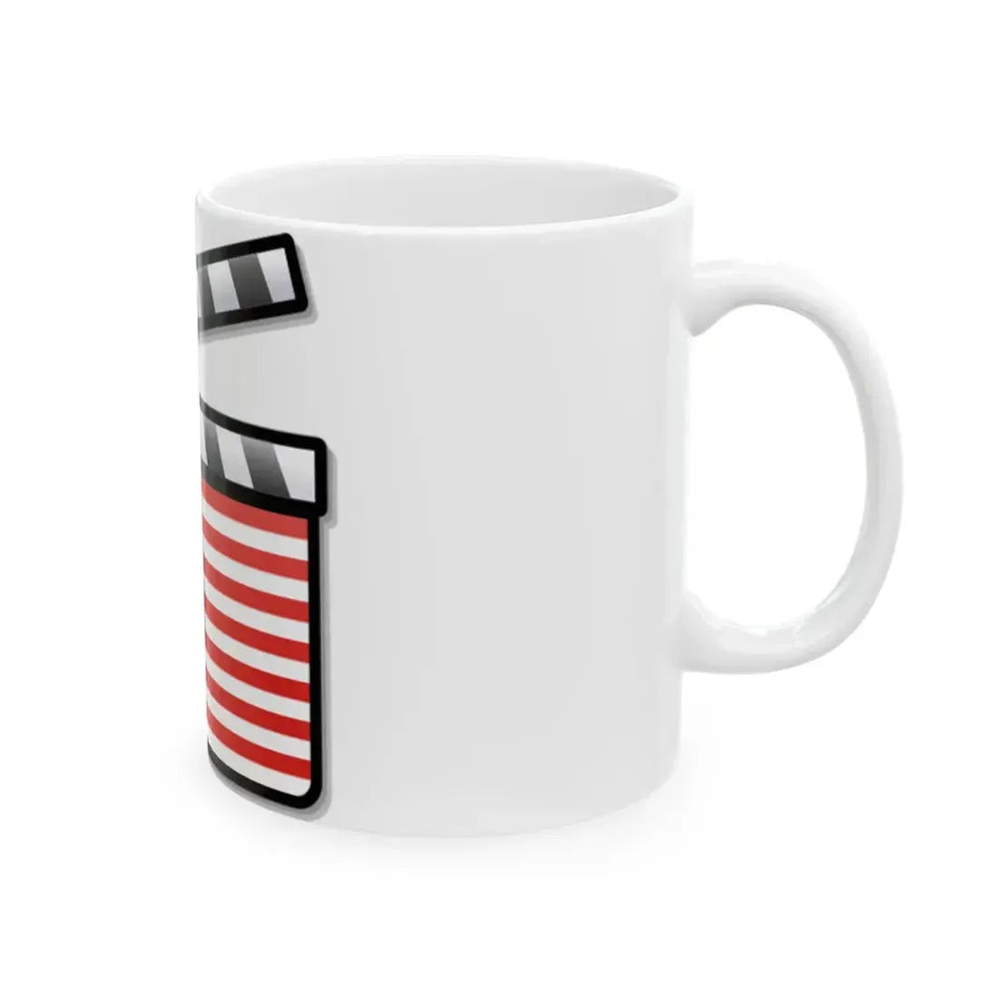 Malaysia film clapperboard (Malaysia) White Coffee Mug - Go Mug Yourself