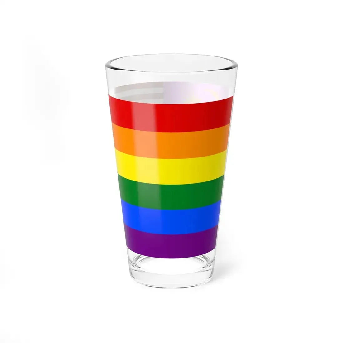 Malaysia Gay-pride Rainbow Flag (Malaysia) Pint Glass 16oz - Go Mug Yourself