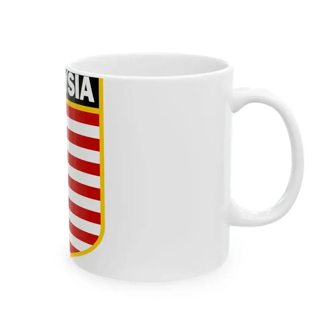 Malaysia national ice hockey team logo (Malaysia) White Coffee Mug - Go Mug Yourself